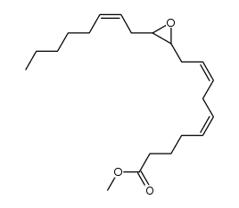 cis-11,12-epoxyeicosatrienoic acid methyl ester结构式