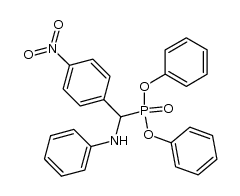 diphenyl 1-phenylamino-1-(4-nitrophenyl)methanephosphonate Structure