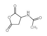 (1)-N-(Tetrahydro-2,5-dioxo-3-furyl)acetamide结构式