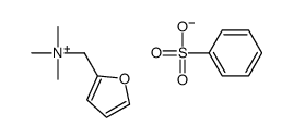 benzenesulfonate,furan-2-ylmethyl(trimethyl)azanium结构式