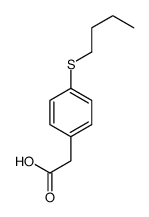 2-(4-butylsulfanylphenyl)acetic acid Structure