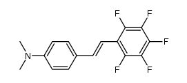 trans-2,3,4,5,6-pentafluoro-4'-dimethylaminostilbene Structure