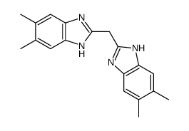 2,2-亚甲基双(5,6-二甲基苯并咪唑)结构式