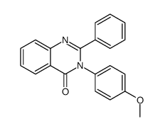 3-(4-methoxyphenyl)-2-phenylquinazolin-4-one Structure