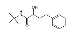 N-tert-butyl-2-hydroxy-4-phenylbutanamide Structure