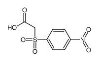 [(4-硝基苯基)磺酰基]乙酸结构式