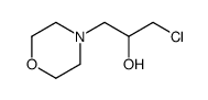 1-氯-3-吗啉-4-基-丙烷-2-醇结构式