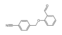 4-[(2-formylphenoxy)methyl]benzonitrile结构式
