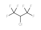 2-chloro-1,1,1,3,3,3-hexafluoropropane structure