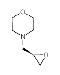 (R)-4-(OXIRAN-2-YLMETHYL)MORPHOLINE Structure