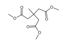 3-(methoxycarbonyl)methyl-3-methyl-pentane-1,5-dicarboxylic acid-dimethylester结构式