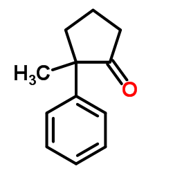 2-甲基-2-苯基环戊酮结构式