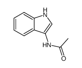 N-(1H-indol-3-yl)acetamide结构式