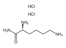 L-赖氨酰胺二盐酸盐结构式