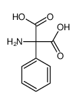 2-amino-2-phenylpropanedioic acid Structure