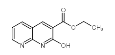 Ethyl 2-oxo-1,2-dihydro-1,8-naphthyridine-3-carboxylate Structure