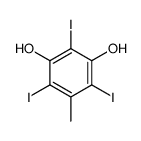 2,4,6-Triiodo-5-methylresorcinol Structure