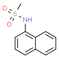 Methanesulfonamide,N-1-naphthalenyl- structure