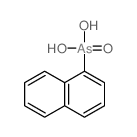 naphthalen-1-ylarsonic acid结构式