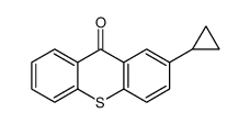 2-cyclopropylthioxanthen-9-one结构式