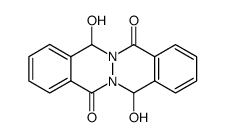 7,14-dihydroxy-7H,14H-phthalazino[2,3-b]phthalazine-5,12-dione结构式