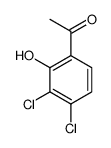 1-(3,4-dichloro-2-hydroxyphenyl)ethanone结构式