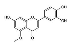 木犀草素-5-甲醚结构式