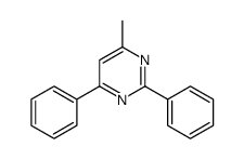 4-methyl-2,6-diphenylpyrimidine Structure