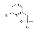 2-bromo-6-(methylsulfonylmethyl)pyridine Structure