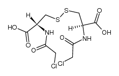 N,N'-bis-chloroacetyl-L-cystine Structure