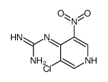 2-(3-chloro-5-nitropyridin-4-yl)guanidine Structure