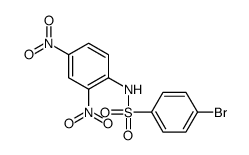 4-bromo-N-(2,4-dinitrophenyl)benzenesulfonamide结构式