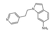 1-[2-(4-Pyridinyl)ethyl]-1H-indol-6-amine结构式