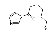 6-bromo-1-imidazol-1-ylhexan-1-one结构式