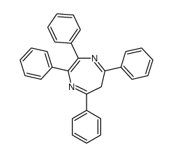 2,3,5,7-tetraphenyl-6H-1,4-diazepine Structure