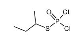 Phosphorodichloridothioic acid S-sec-butyl ester结构式