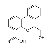 2-(β-Hydroxyethoxy)-3-phenylbenzamide结构式