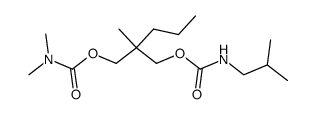 2-Methyl-2-propyl-1,3-propanediol 1-(dimethylcarbamate)3-(isobutylcarbamate) Structure