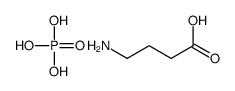 4-aminobutanoic acid,phosphoric acid Structure