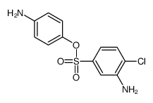3-氨基-4-氯苯磺酸4-氨基苯酯结构式