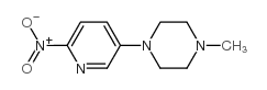 1-甲基-4-(6-硝基吡啶-3-基)哌嗪结构式