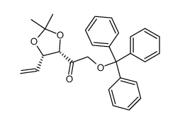 L-erythro-Hex-5-en-2-ulose, 5,6-dideoxy-3,4-O-(1-Methylethylidene)-1-O-(triphenylmethyl)- (9CI) picture