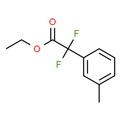 ETHYL 2,2-DIFLUORO-2-M-TOLYLACETATE Structure