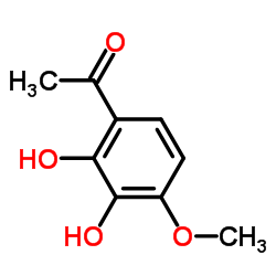 2',3'-二羟基-4'-甲氧基苯乙酮结构式