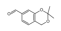 2,2-二甲基-4H-苯并[d][1,3]二噁英-7-甲醛结构式