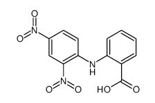 2-(2,4-dinitroanilino)benzoic acid Structure