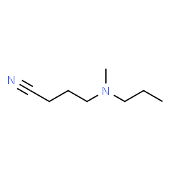 Butyronitrile, 4-(methylpropylamino)- (5CI)结构式