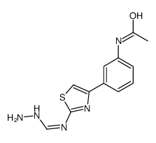 N-[3-[2-(hydrazinylmethylideneamino)-1,3-thiazol-4-yl]phenyl]acetamide Structure