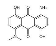 1-Amino-5-(dimethylamino)-4,8-dihydroxy-9,10-anthracenedione结构式
