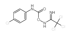 2,2, 2-Trichloroacetimidohydroxamic p-chlorophenylcarbamicanhydride Structure